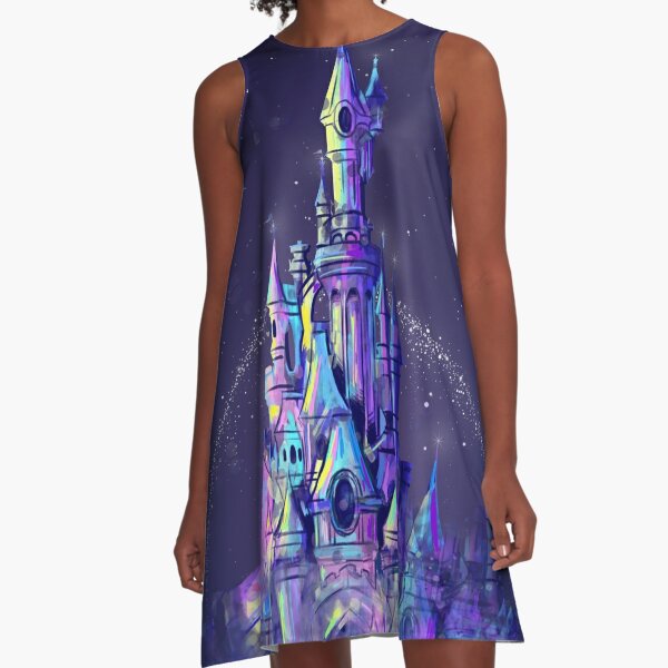 Magic Princess Fairytale Castle Kingdom A-Line Dress