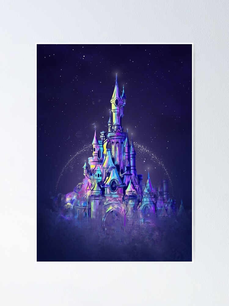 Magic Princess Fairytale Castle Kingdom Poster for Sale by tachadesigns