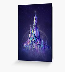 Magic Princess Fairytale Castle Kingdom Greeting Card