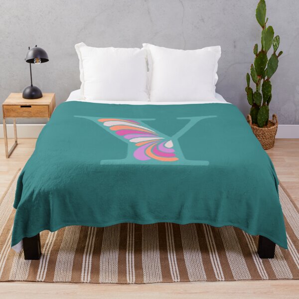 Item preview, Letter Y Fancy Monogram Hippie Initial Teal designed and sold by everything4eva.