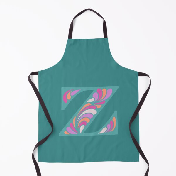 Item preview, Letter Z Fancy Monogram Hippie Initial Teal designed and sold by everything4eva.