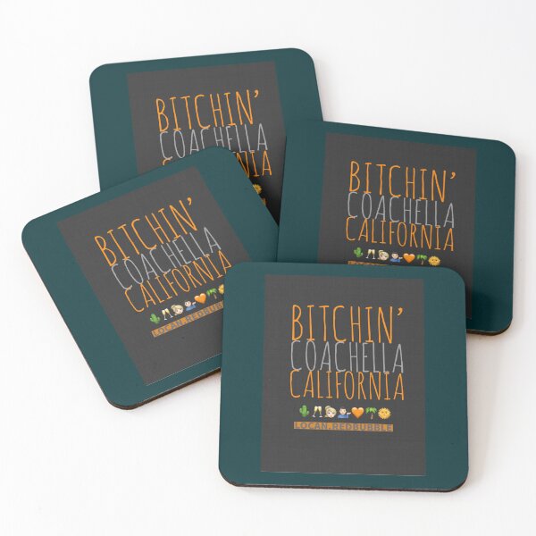 Item preview, BITCHIN COACHELLA CALIFORNIA great city in the desert pools water cactus music   designed and sold by Fredland.