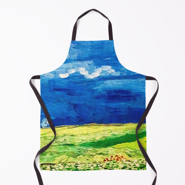 Item preview, Wheatfield Under Clouded Sky - Vincent van Gogh designed and sold by SimpleJoyStyle.