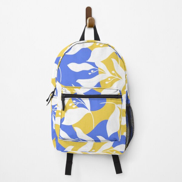 Item preview, Yellow and blue leaf pattern designed and sold by Efekan Turker.