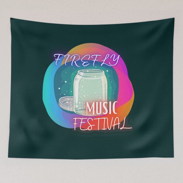 Item preview, firefly music festival    designed and sold by Fredland.