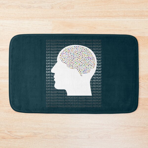 Item preview, Eat Sleep Rave Repeat Pill Head   designed and sold by Fredland.