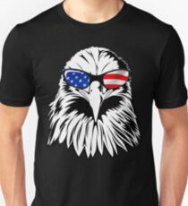 Patriotic Eagle America 4th of July American Flag T-shirt Unisex T-Shirt