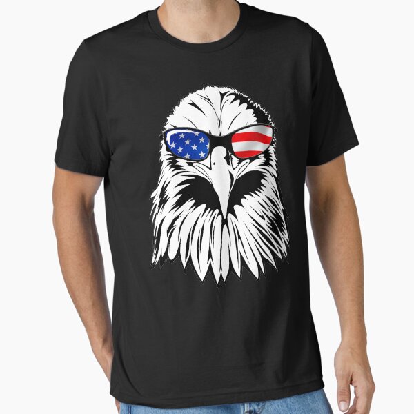Item preview, Patriotic Eagle America 4th of July American Flag T-shirt designed and sold by LiqueGifts.