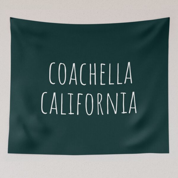 Item preview, coachella california white font our favorite city desert swimming Pools    designed and sold by Fredland.