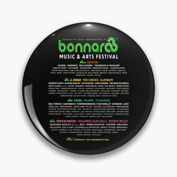 Item preview, Bonnaroo Music Festival 2022 Line-Up   designed and sold by Fredland.