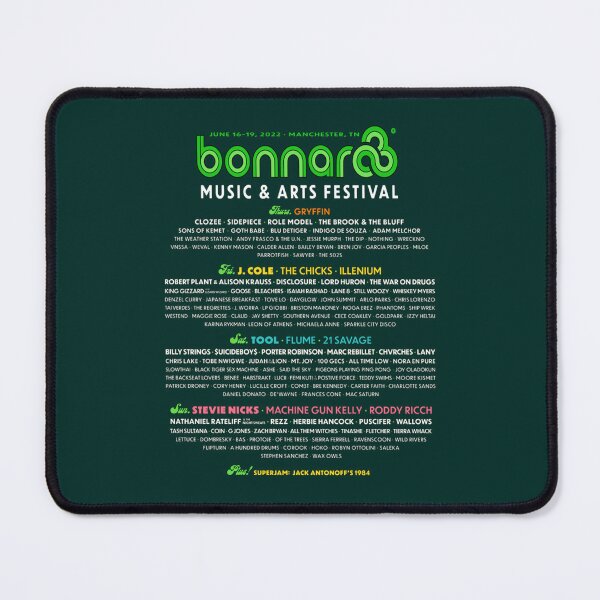 Item preview, Bonnaroo Music Festival 2022 Line-Up designed and sold by Fredland.