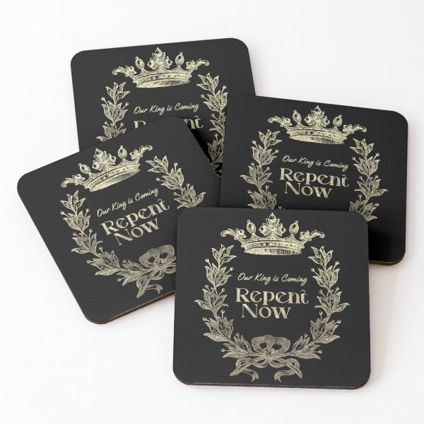Item preview, Our King is Coming - Repent Now - Christian Bible Message designed and sold by Narrow-Path.