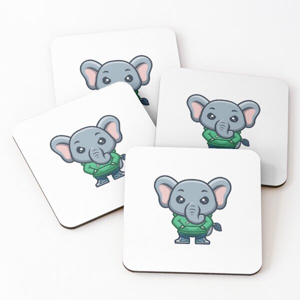 Item preview, Elephant Urban Cute Cartoon designed and sold by GumregaStudio.