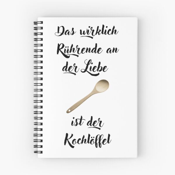 Artikelvorschau, Das wirklich Rührende an der Liebe ist der Kochlöffel entworfen und verkauft von Bernsteinhaus.
