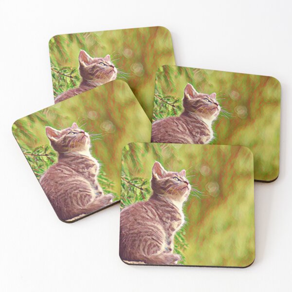 Item preview, Young Grey Kitten designed and sold by Inyeneart.