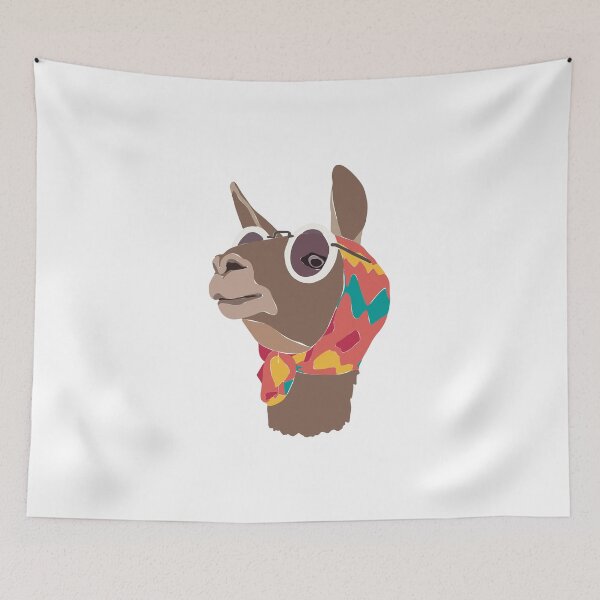 Item preview, Stand out in a crowd with our funky t-shirt prints featuring a funny llama face. Show off your unique style and sense of humor with this unique and eye-catching design. designed and sold by SERGEY OVCHARUK.