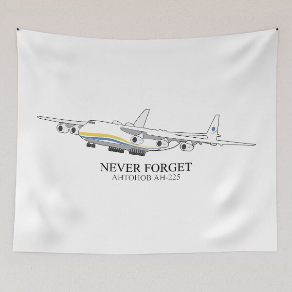 Item preview, Antonov 225 Mryia Ukraine Jumbo Jet Cargo Airplane designed and sold by alltheprints.