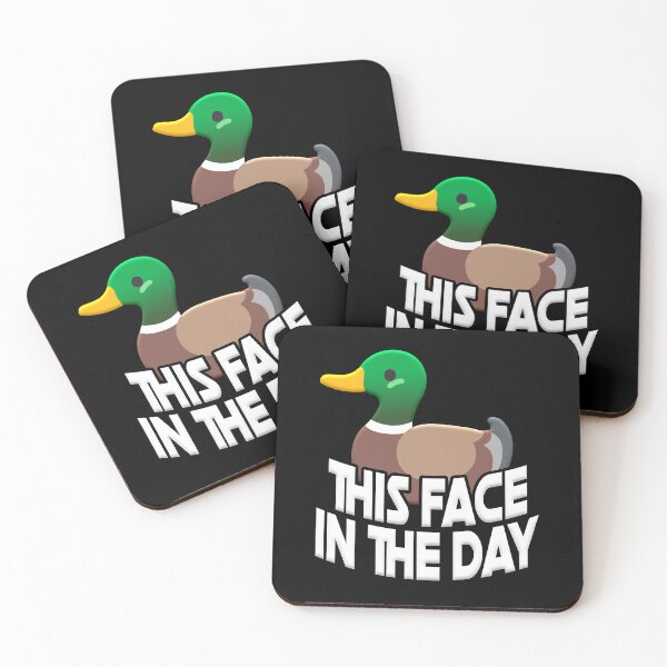 Item preview, Duck This Face in the Day sticker Sticker designed and sold by Welve36tea.