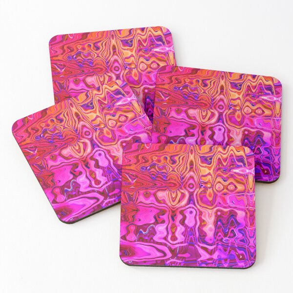 Item preview, Hippie Colors Abstract Eclectic Mix Heliotrope Magenta Red Pink Lilac Indigo Brown 2 of 4  designed and sold by Beachy.