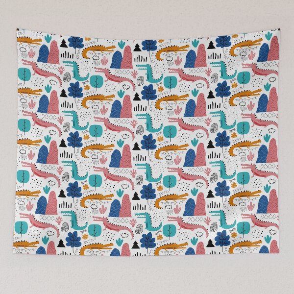 Item preview, Crocodile Seamless Pattern for Kids designed and sold by lordyswiss.