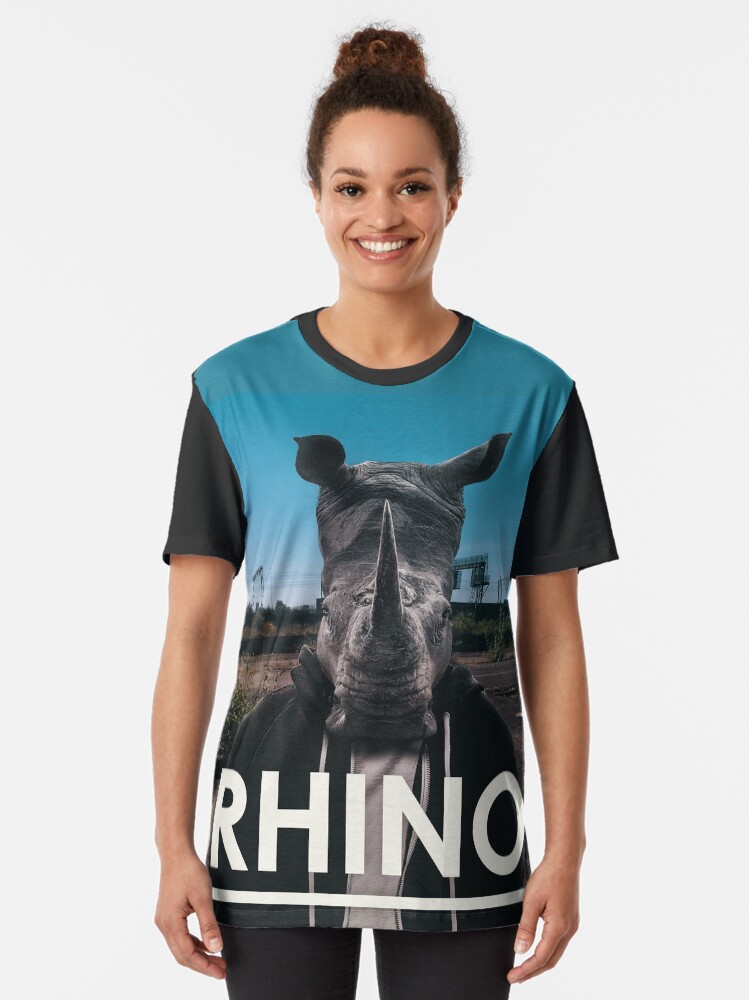 Alternate view of Rhino Album Art Cool Tees Graphic T-Shirt