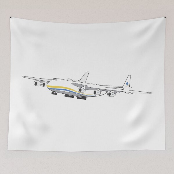 Item preview, Antonov 225 Mryia Ukraine Jumbo Jet Cargo Airplane designed and sold by alltheprints.