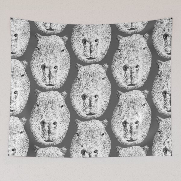 Item preview, Capybara face on! designed and sold by Dalyndigital Photography.