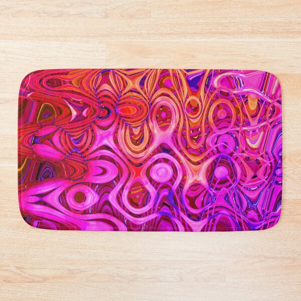Item preview, Hippie Colors Abstract Eclectic Mix Heliotrope Magenta Red Pink Lilac Indigo Brown 3 of 4  designed and sold by Beachy.