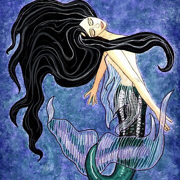 Artwork thumbnail, Mermaiden - Mermaid Fantasy Art by Carol Ochs