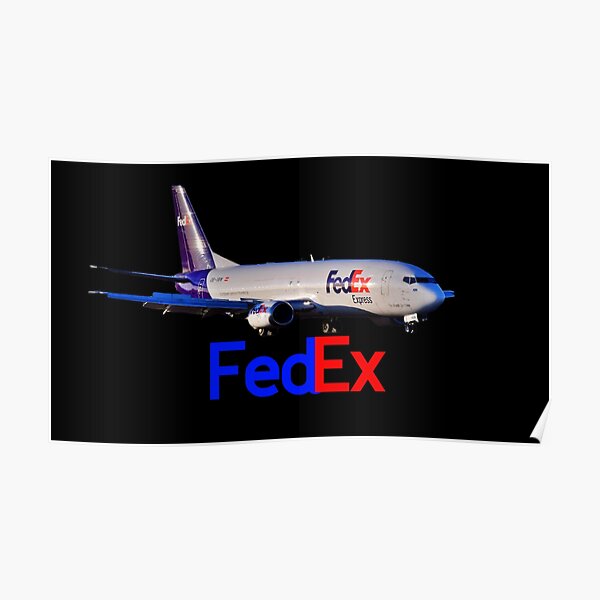 "FedEx Express Airlines B737" Poster for Sale by Redbubble