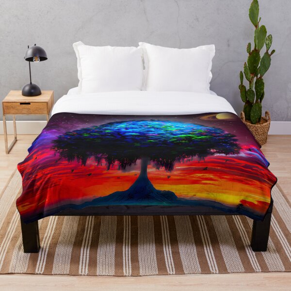 Item preview, The dream tree in the evening sky designed and sold by dKip-design.