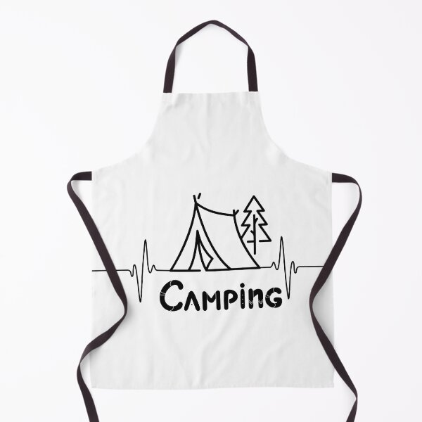 Artikelvorschau, [CAMPING] Camping-Herzschlag entworfen und verkauft von slicksdesigns.
