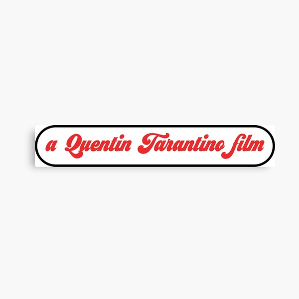 A Quentin Tarantino Film Canvas Print