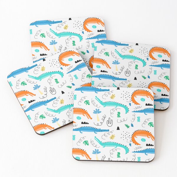 Item preview, Crocodile Seamless Pattern for Kids designed and sold by lordyswiss.