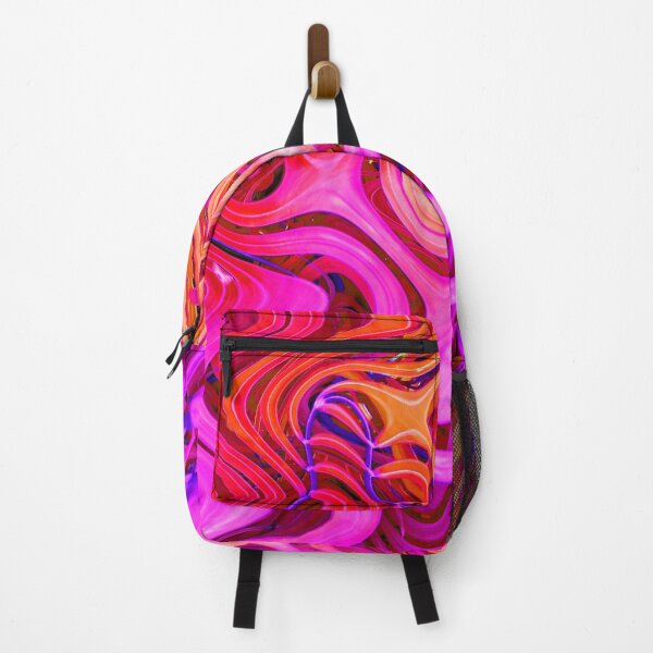 Item preview, Hippie Colors Abstract Eclectic Mix Heliotrope Magenta Red Pink Lilac Indigo Brown 4 of 4 designed and sold by Beachy.