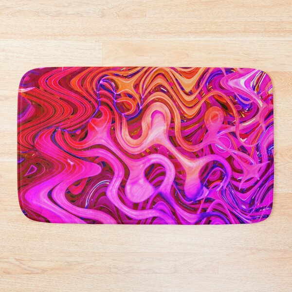 Item preview, Hippie Colors Abstract Eclectic Mix Heliotrope Magenta Red Pink Lilac Indigo Brown 4 of 4  designed and sold by Beachy.