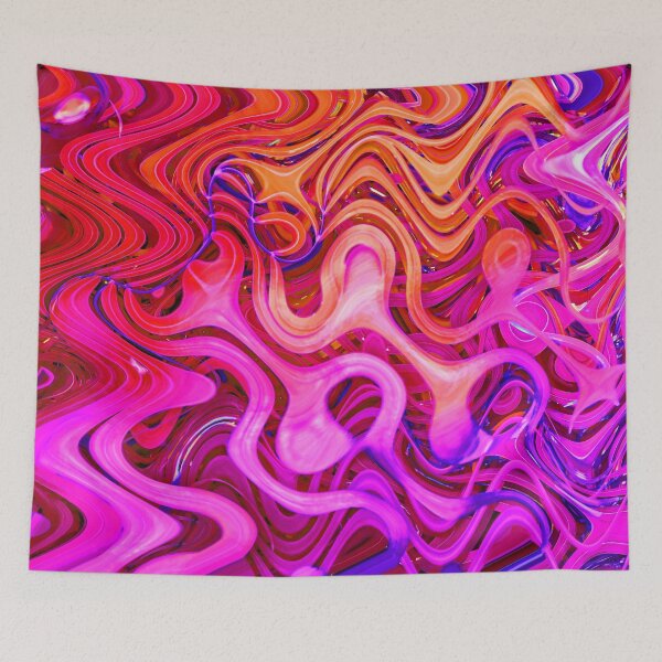 Item preview, Hippie Colors Abstract Eclectic Mix Heliotrope Magenta Red Pink Lilac Indigo Brown 4 of 4  designed and sold by Beachy.