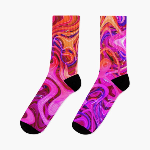Item preview, Hippie Colors Abstract Eclectic Mix Heliotrope Magenta Red Pink Lilac Indigo Brown 4 of 4  designed and sold by Beachy.