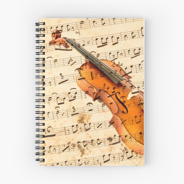 Item preview, Violin on musical note background effect designed and sold by Grégory DUBUS.