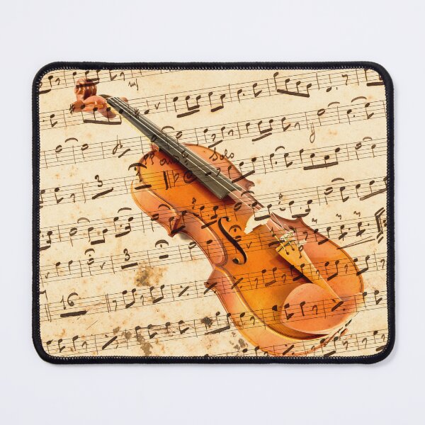 Item preview, Violin on musical note background effect designed and sold by Grégory DUBUS.