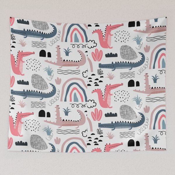 Item preview, Crocodile Seamless Pattern for Kids designed and sold by lordyswiss.