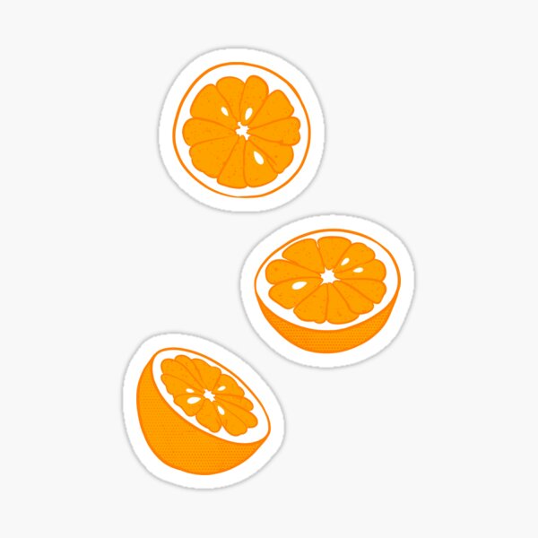 Orange Sticker