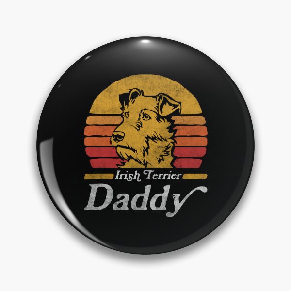 Item preview, Retro Vintage Irish Terrier Daddy designed and sold by More Cute Dogs.