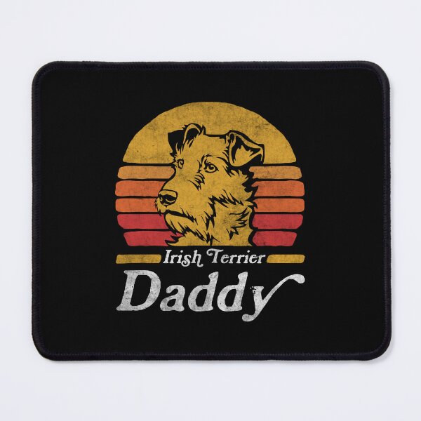 Item preview, Retro Vintage Irish Terrier Daddy designed and sold by More Cute Dogs.