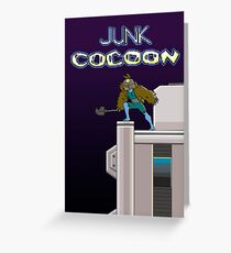 Junk Cocoon 8 Bit Greeting Card
