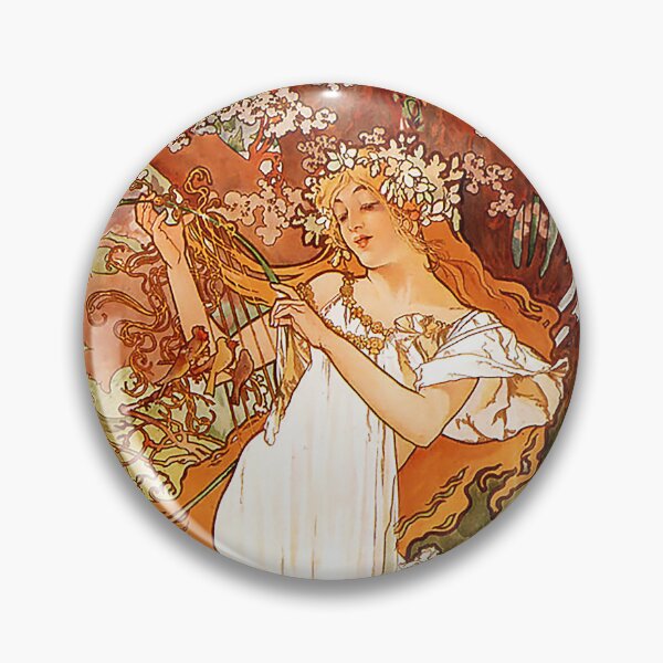 Item preview, Alfons Mucha Spring designed and sold by OldTimeArt.