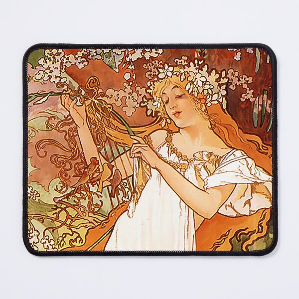Item preview, Alfons Mucha Spring designed and sold by OldTimeArt.