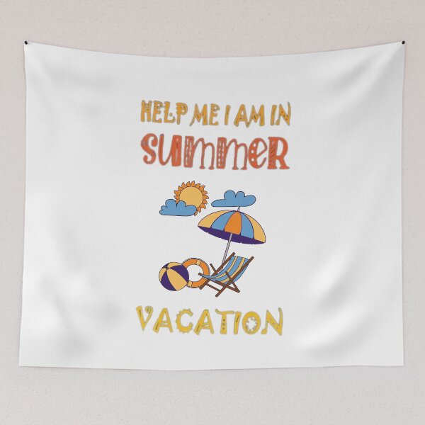 Item preview, Help Me I Am In Summer Vacation designed and sold by Ala Muk.