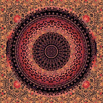 Artwork thumbnail, Spice Tapestry Mandala by Nina May Designs