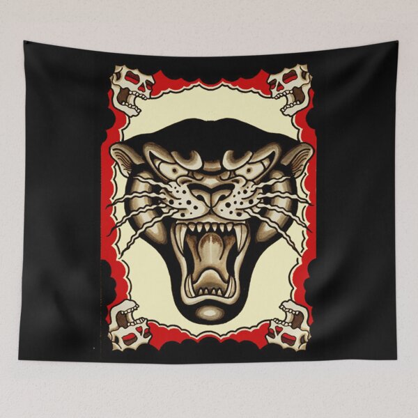 Item preview, panther panther skulls designed and sold by dtkfred.